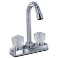 Valterra BAR FAUCET, 4IN WITH 6IN SPOUT, 2 KNOB, PLASTIC, CHROME PF211310